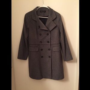 Zara Grey Pea Coat